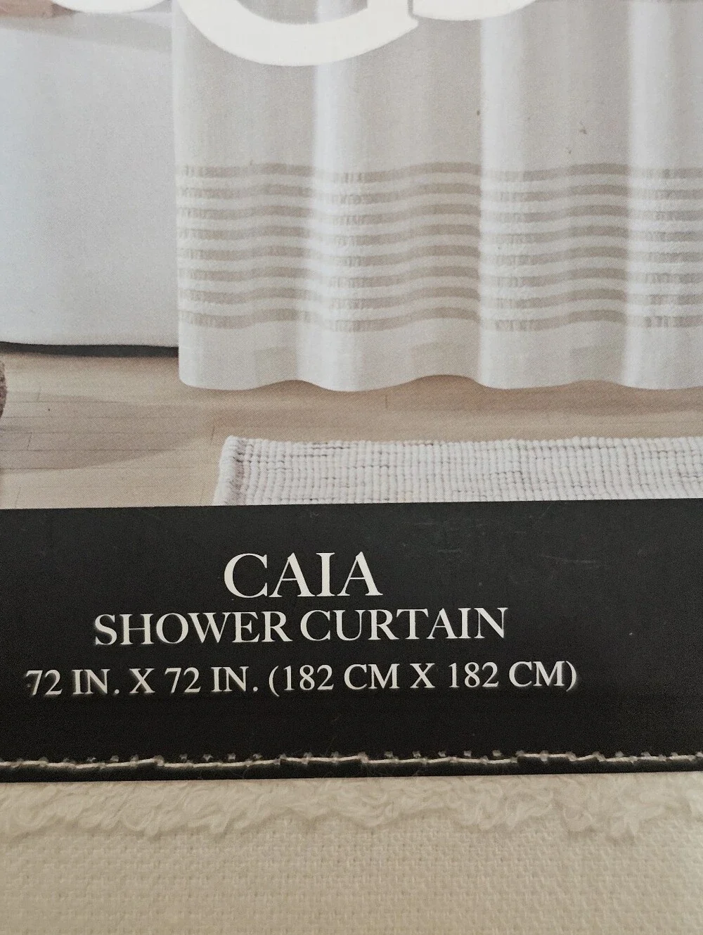 NWT $95 UGG shower curtain CAIA 72